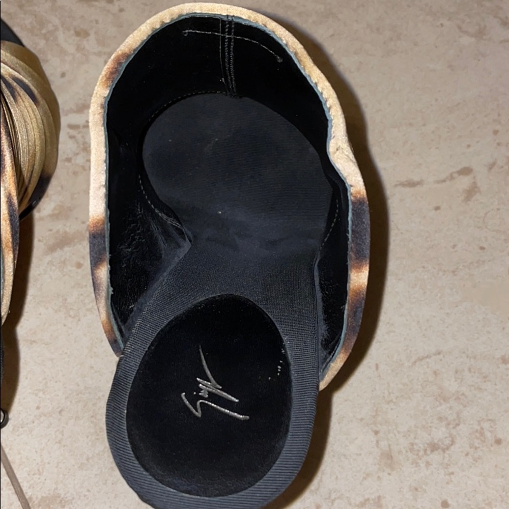 💙🛑SOLD🛑🛑Giuseppe Zanotti Silk Leopard Slide Heels - Picture 7 of 12